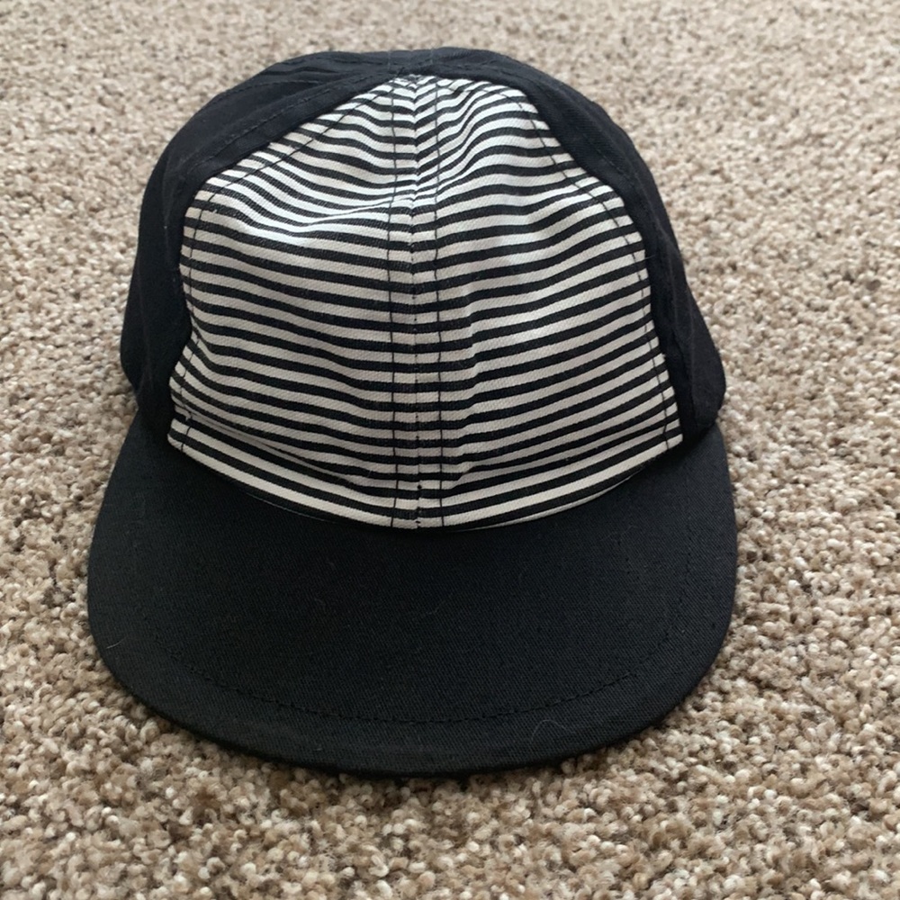George Hats Five Panel Striped Hat